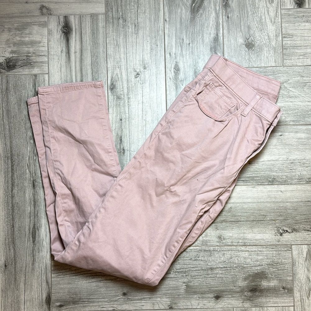 Uniqlo Men's Mid-Rise 5-Pocket Straight Leg Pants Tan Size W33-36